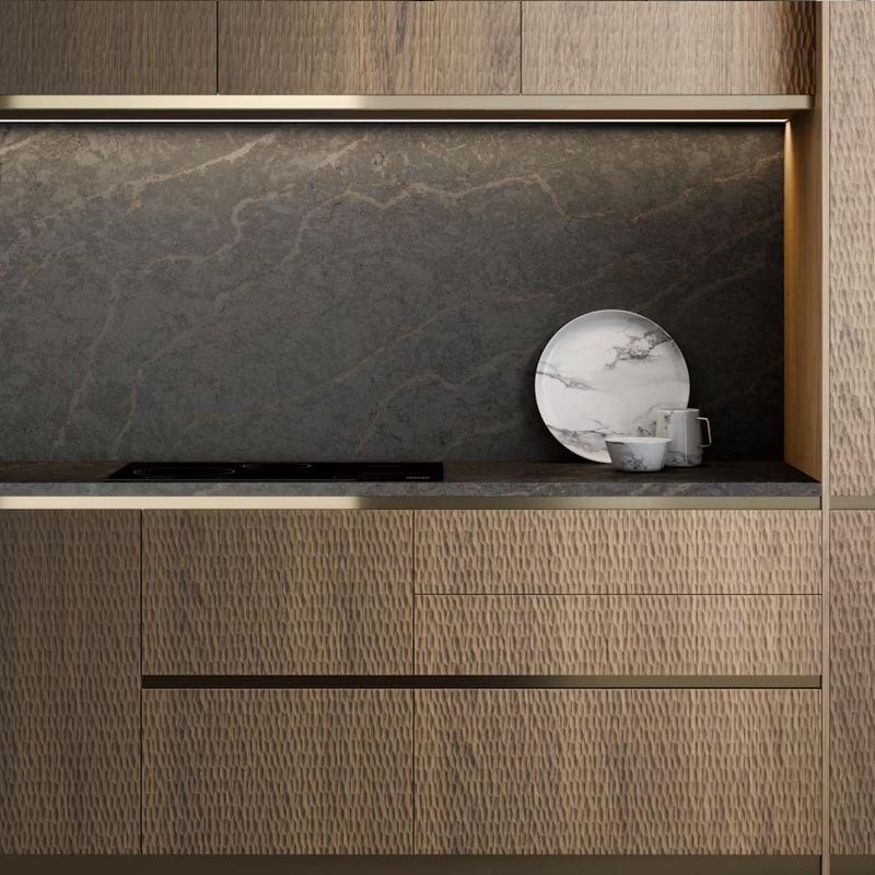 Plan de travail en Quartz Silestone® Bohemian Flame